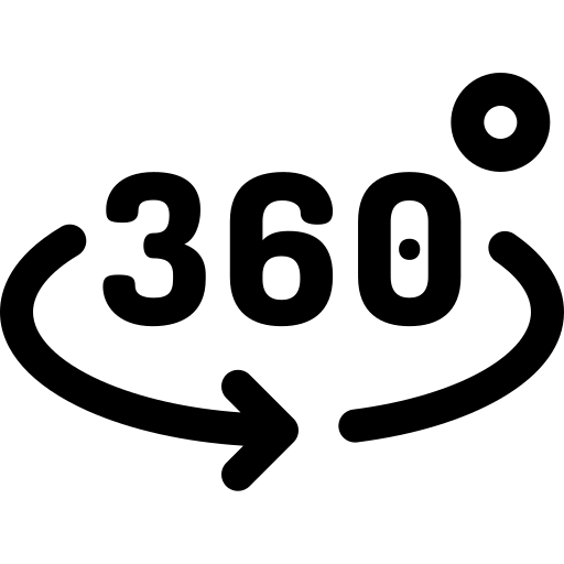 360&ordm;